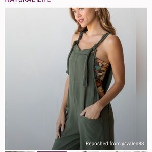 NATURAL LIFE Green Jumpsuit